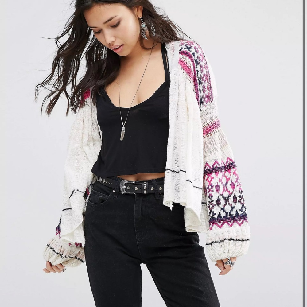 Free People Dreamland Knit Cardigan